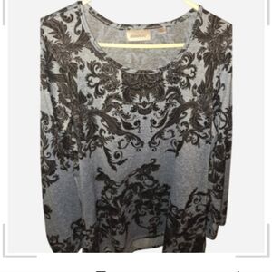 Avenue Paisley Beaded Top Size. 14 / 16